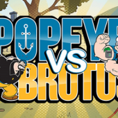 Popeye vs Brutus logo