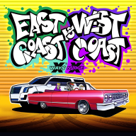 East Coast vs West Coast logo