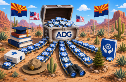 Os fundos provenientes dos jogos de azar das tribos do Arizona atingem os 46,23 milhões de dólares no 4.º trimestre img