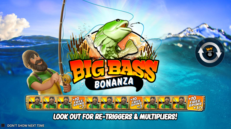 Big Bass Bonanza Main Screen