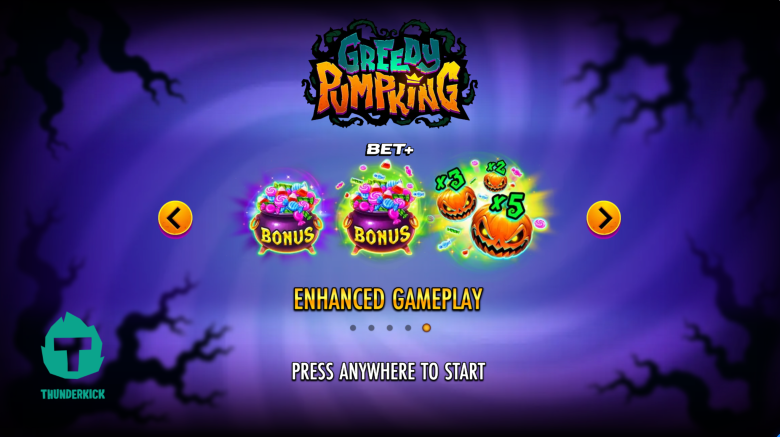 Greedy Pumpking Main Screen