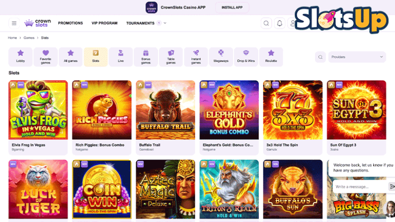 caça-níqueis crownslots