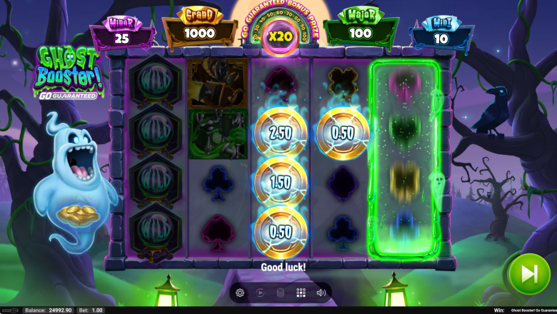 Ghost Booster Go Guaranteed Coins