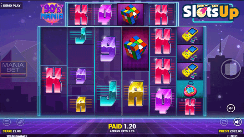 megaways da mania dos anos 90