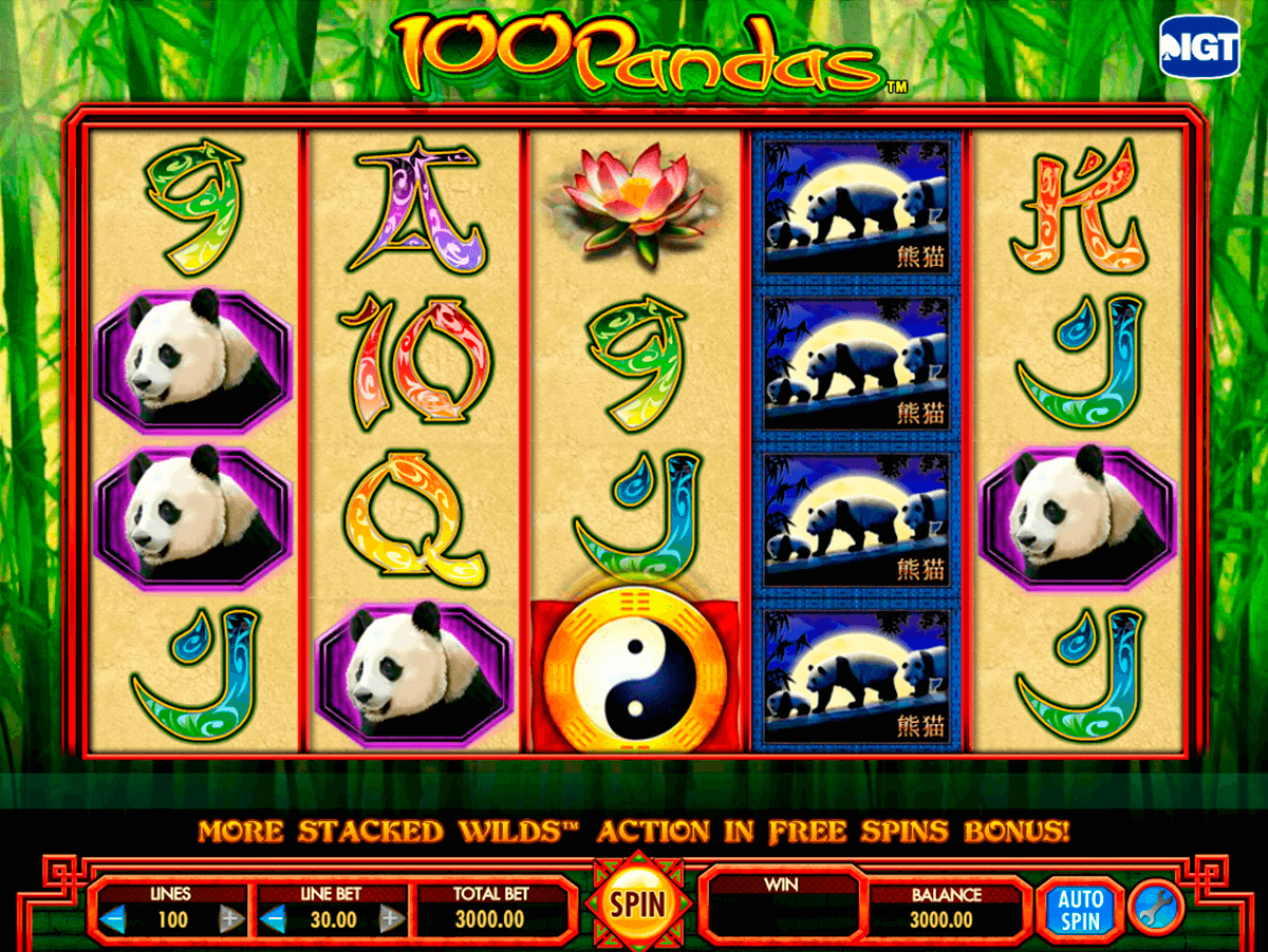 100 pandas igt jogo casino online 