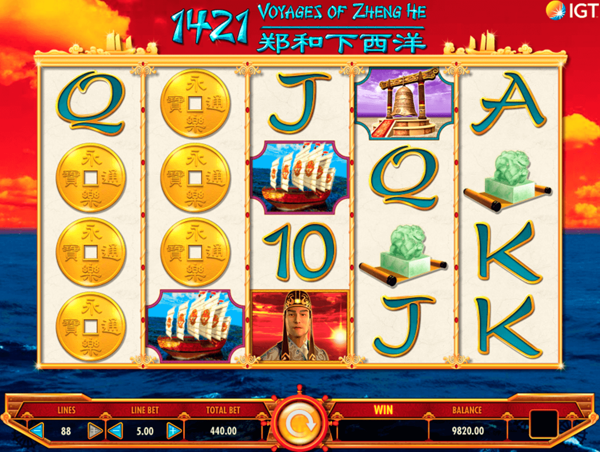 1421 voyages of zheng he igt jogo casino online