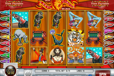 5 reel circus rival jogo casino online 