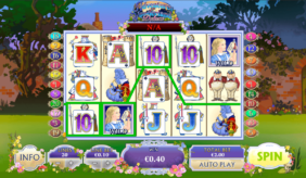 adventures in wonderland playtech jogo casino online 