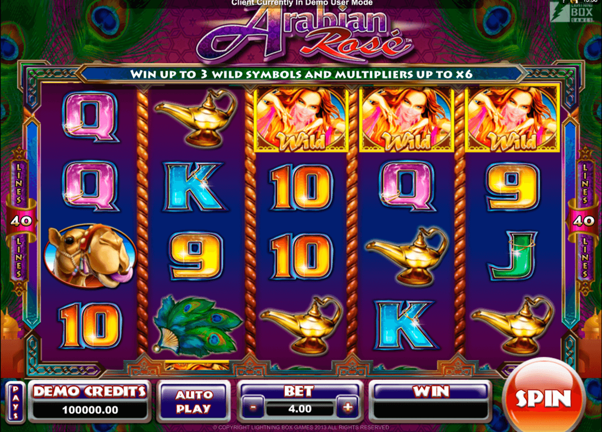 arabian rose microgaming jogo casino online 