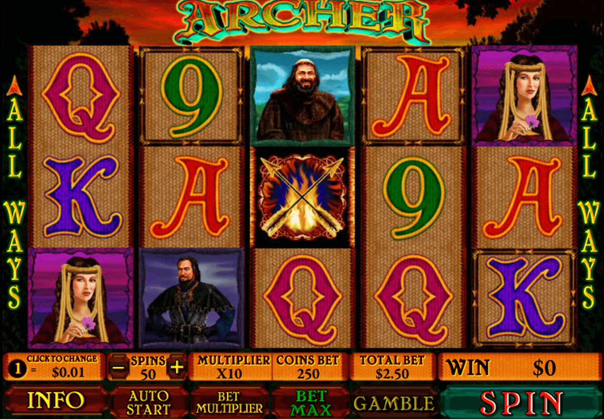 archer playtech jogo casino online 