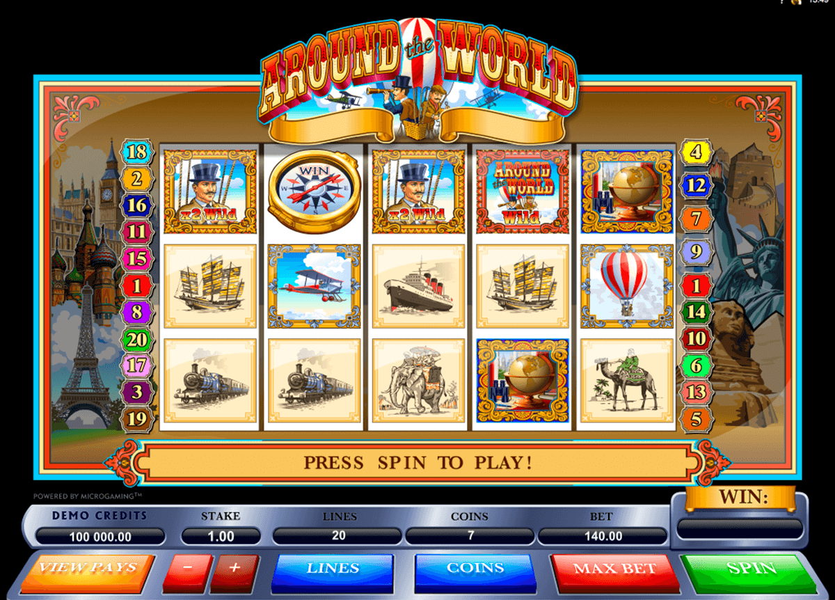 around the world microgaming jogo casino online 