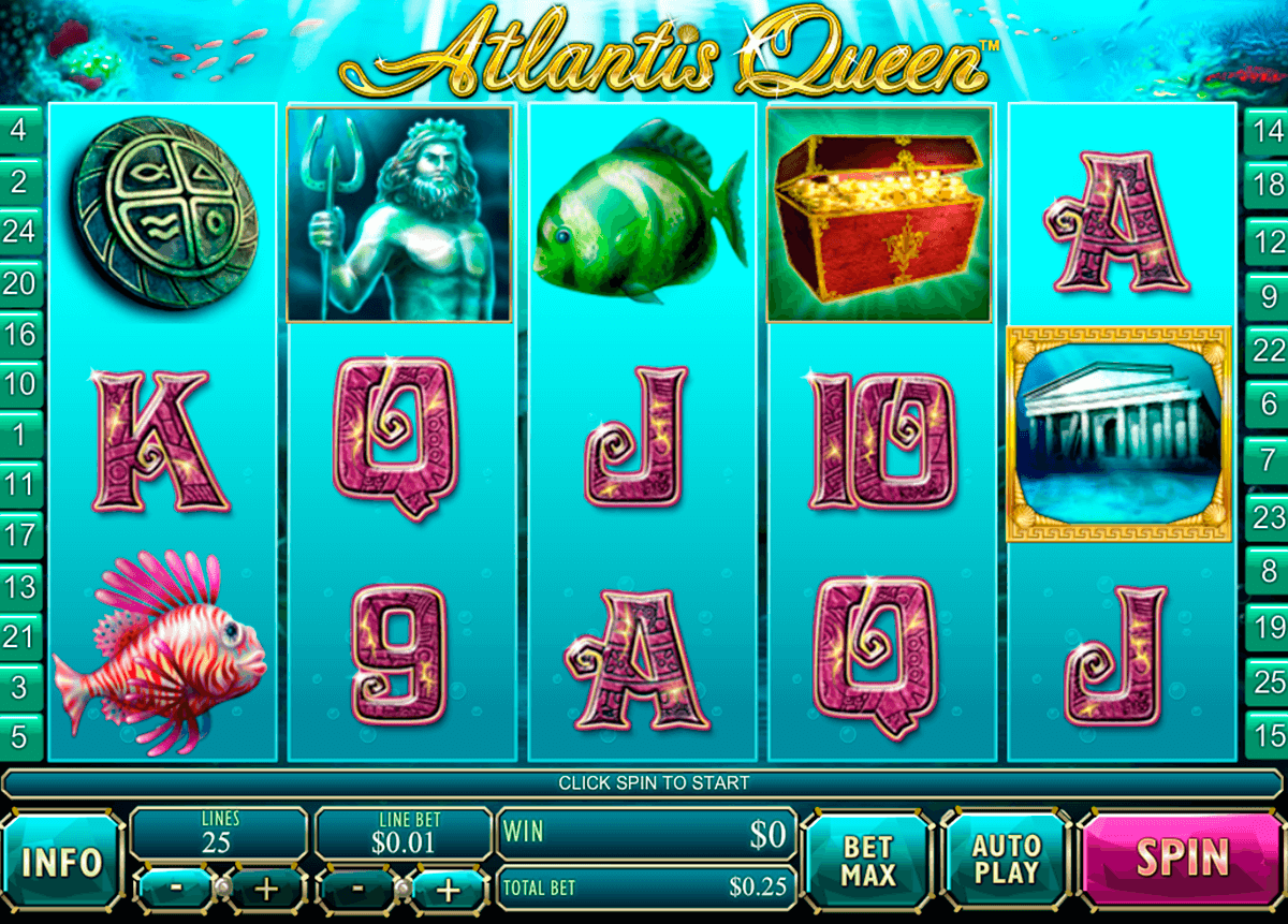 atlantis queen playtech jogo casino online 