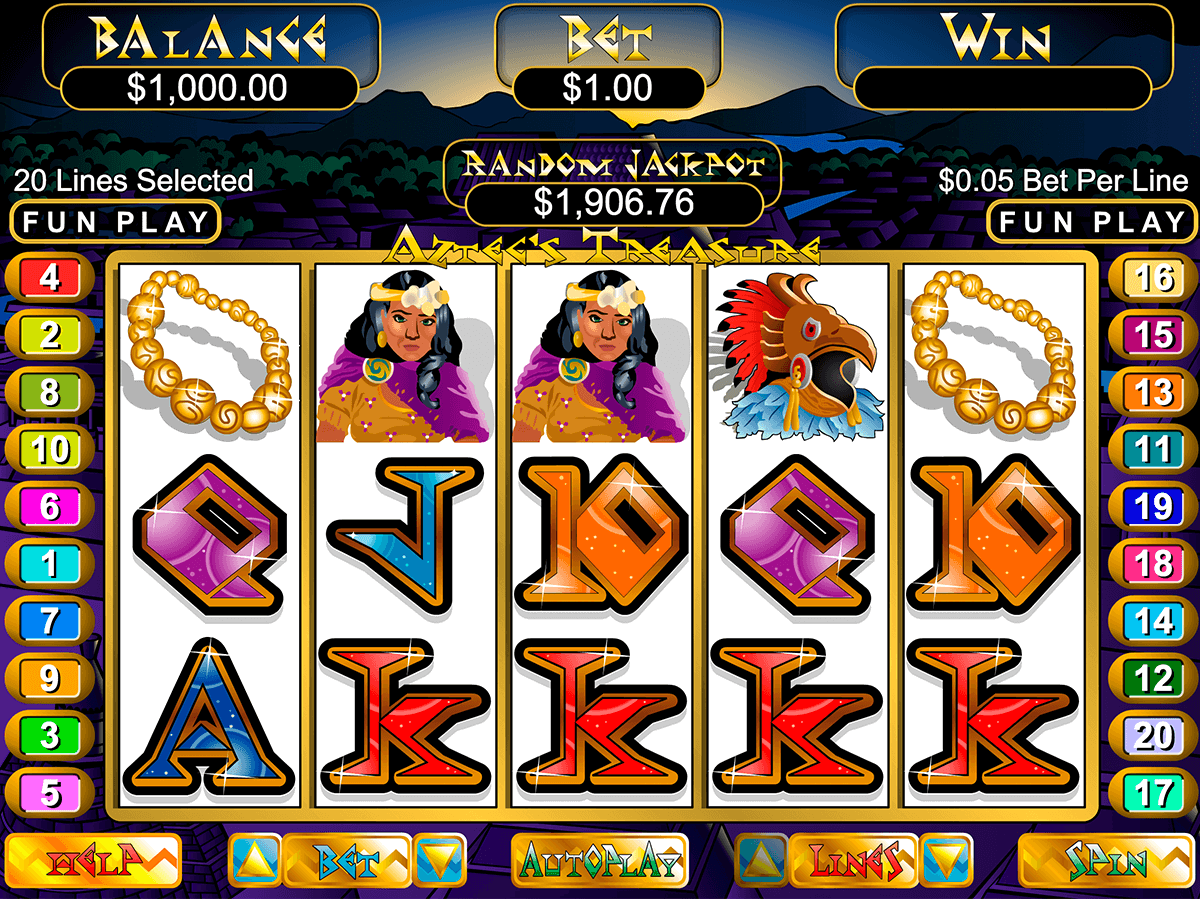 aztecs treasure rtg jogo casino online 