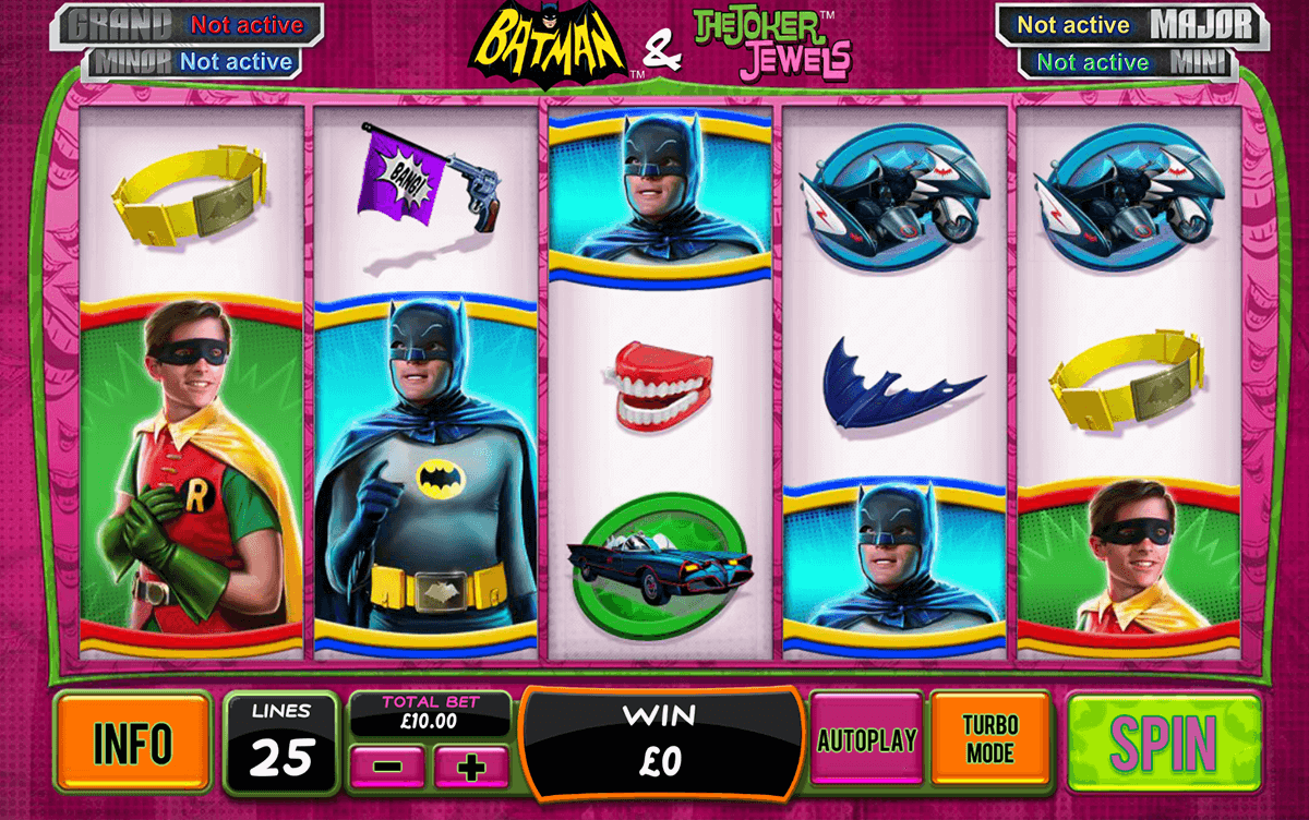 batman the joker jewels playtech jogo casino online 