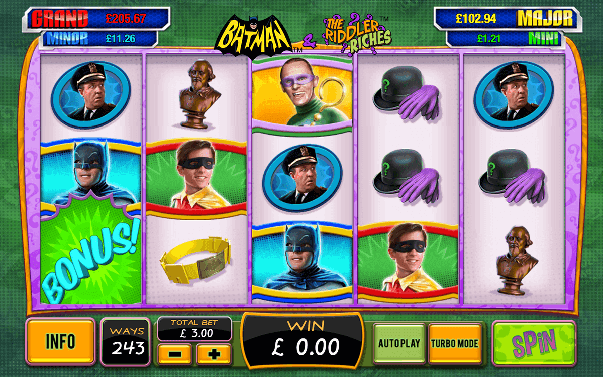 batman the riddler riches playtech jogo casino online 