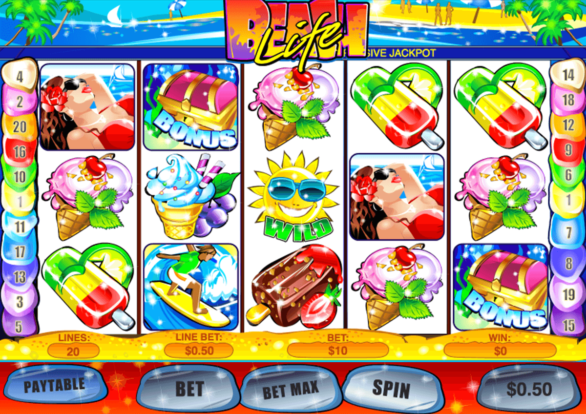 beach life playtech jogo casino online 