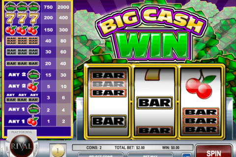 big cash win rival jogo casino online 