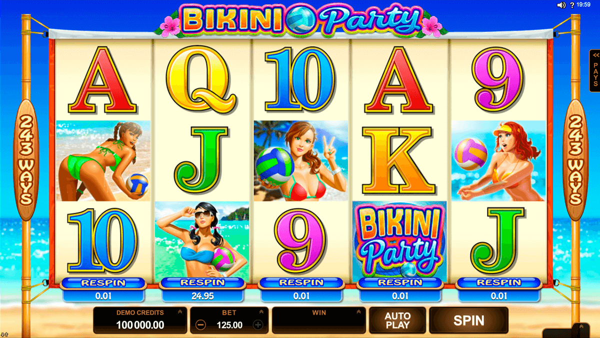 bikini party microgaming jogo casino online 