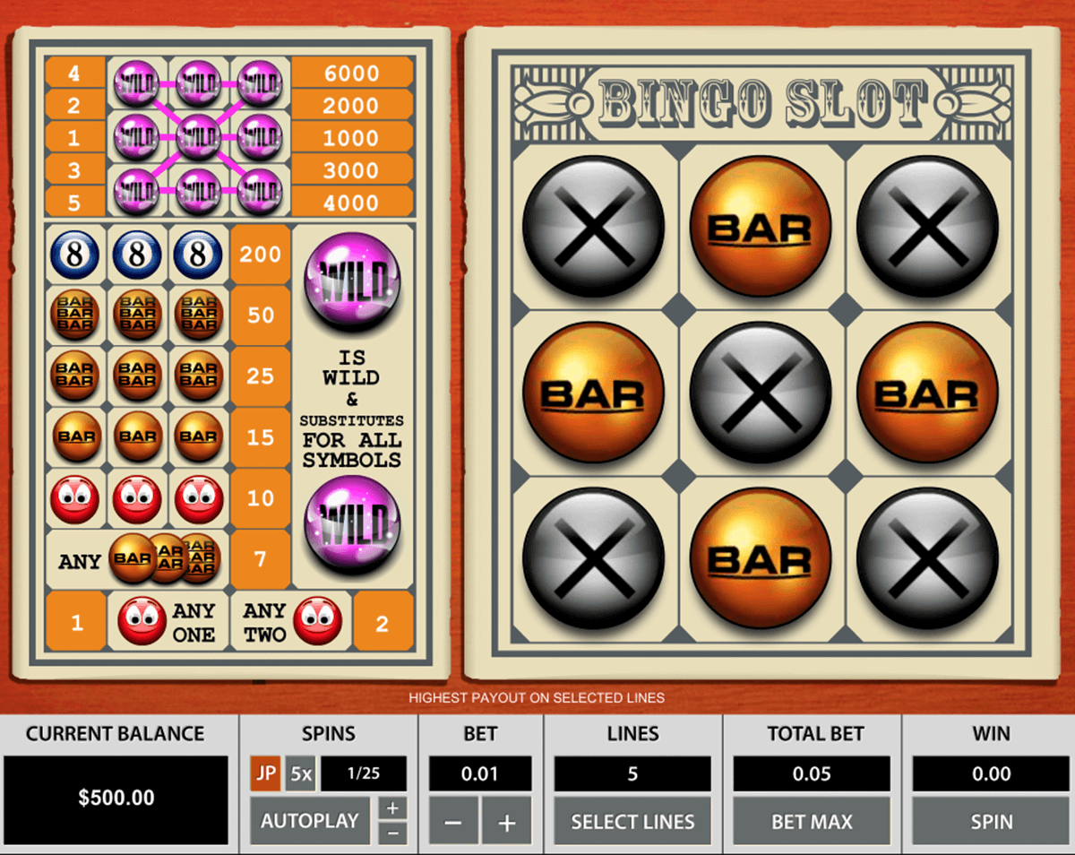 bingo slot 3 reels pragmatic jogo casino online 