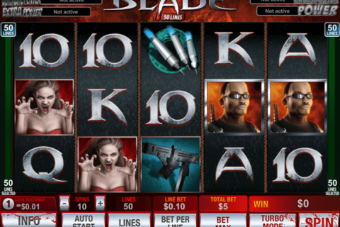 blade 50 lines playtech jogo casino online 