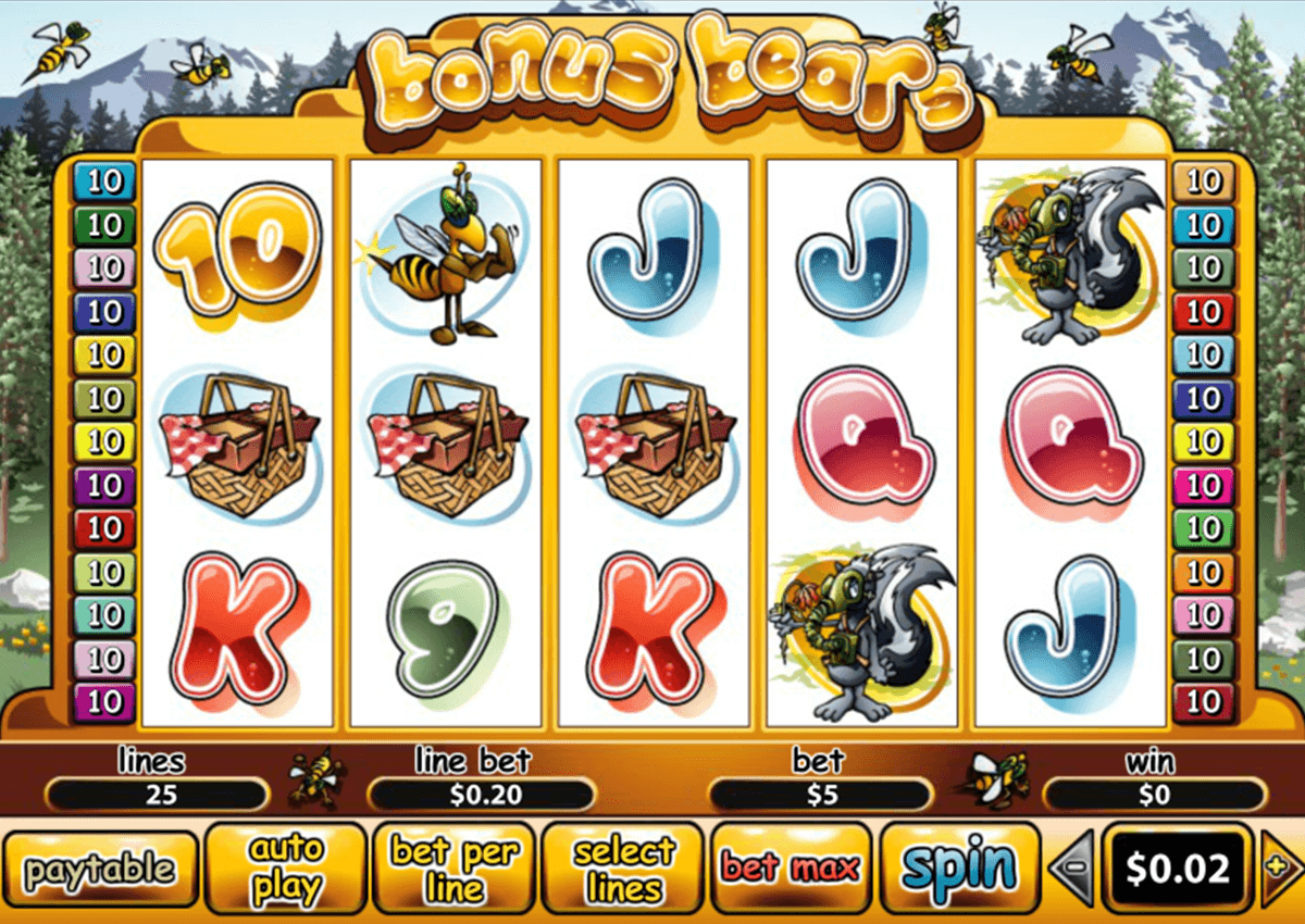 bonus bears playtech jogo casino online 