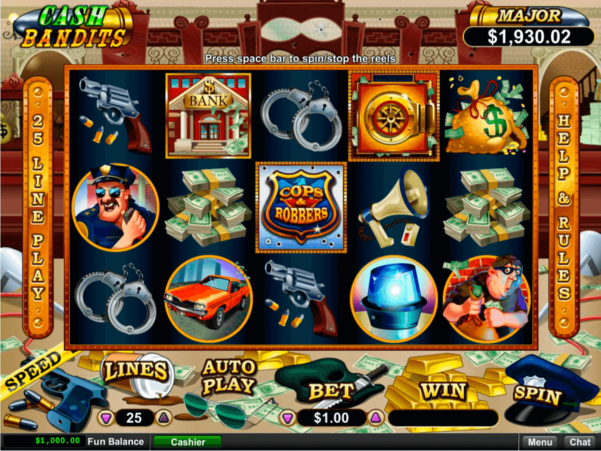 cash bandits rtg jogo casino online 