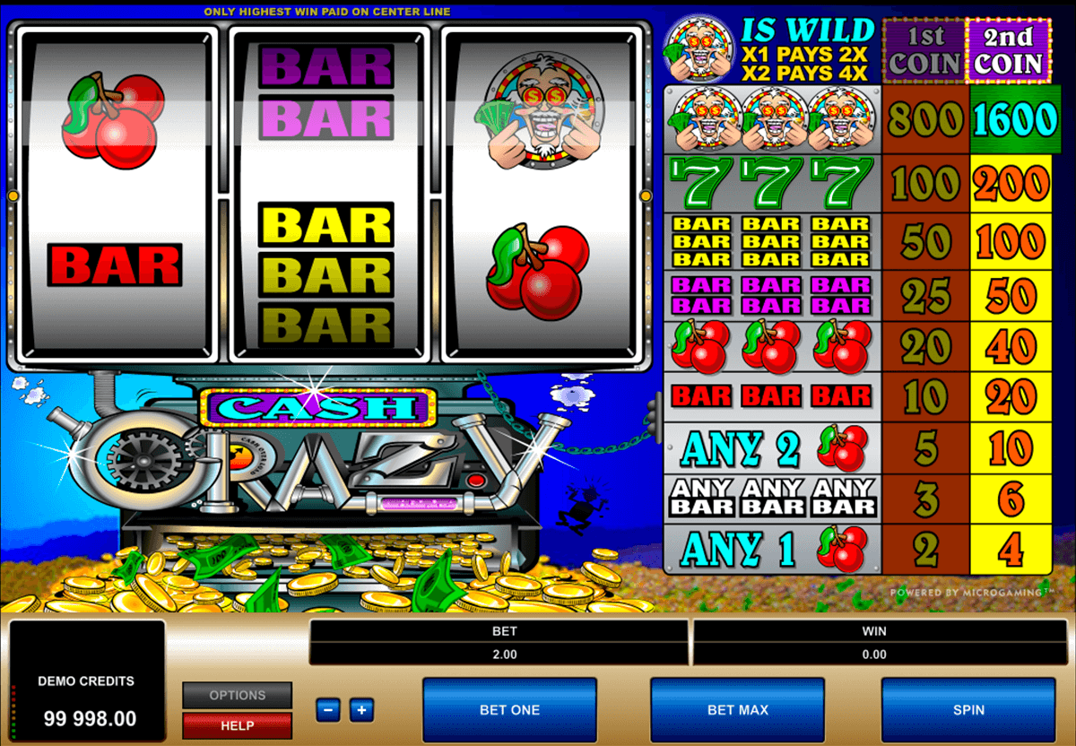 cash crazy microgaming jogo casino online 