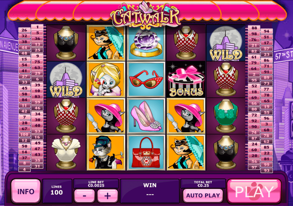 catwalk playtech jogo casino online 