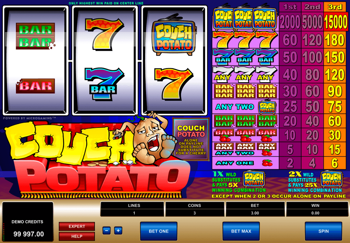 couch potato microgaming jogo casino online 