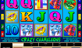 crazy chameleons microgaming jogo casino online 