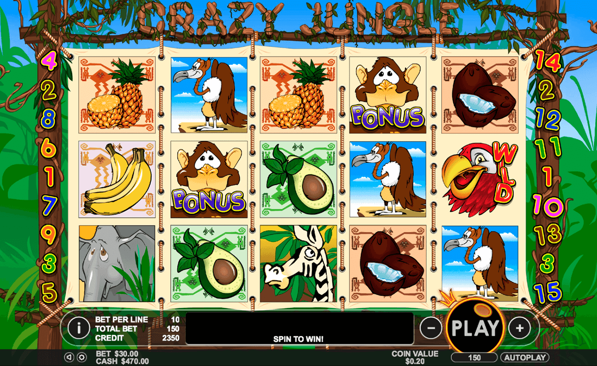crazy jungle pragmatic jogo casino online 