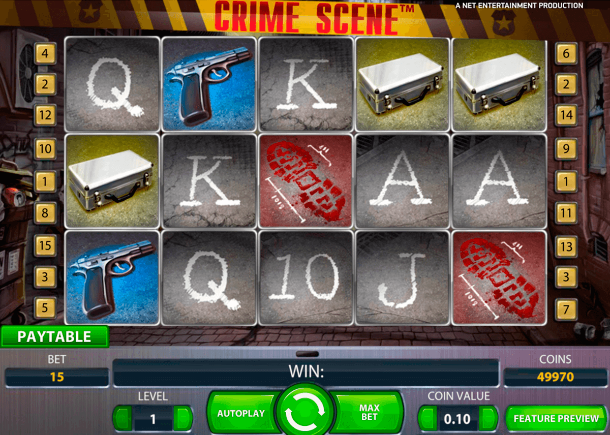 crime scene netent jogo casino online 