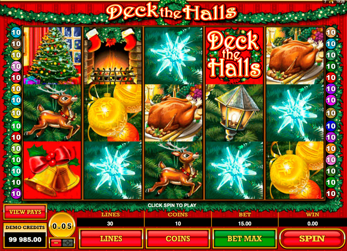 deck the halls microgaming jogo casino online 