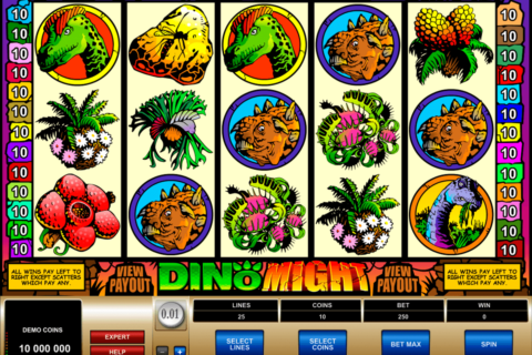dino might microgaming jogo casino online