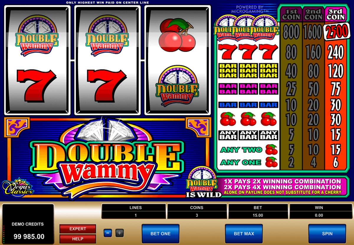 double wammy microgaming jogo casino online 
