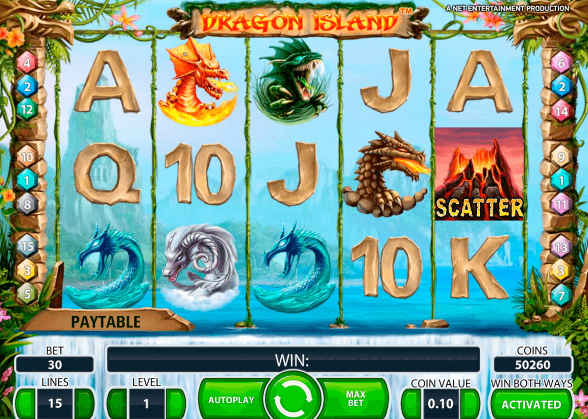 dragon island netent jogo casino online 