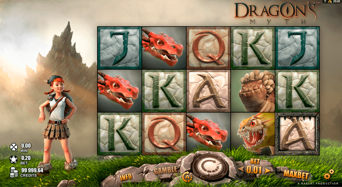 dragons myth rabcat jogo casino online 