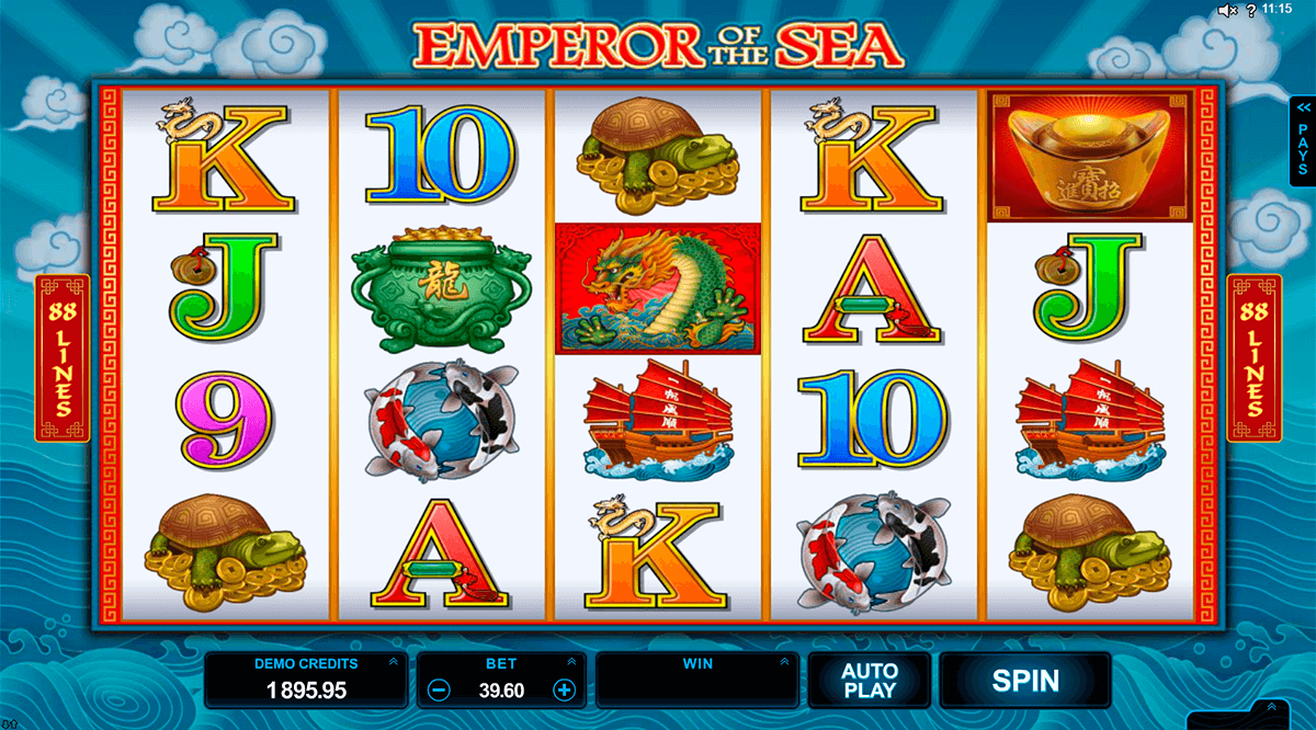 emperor of the sea microgaming jogo casino online 
