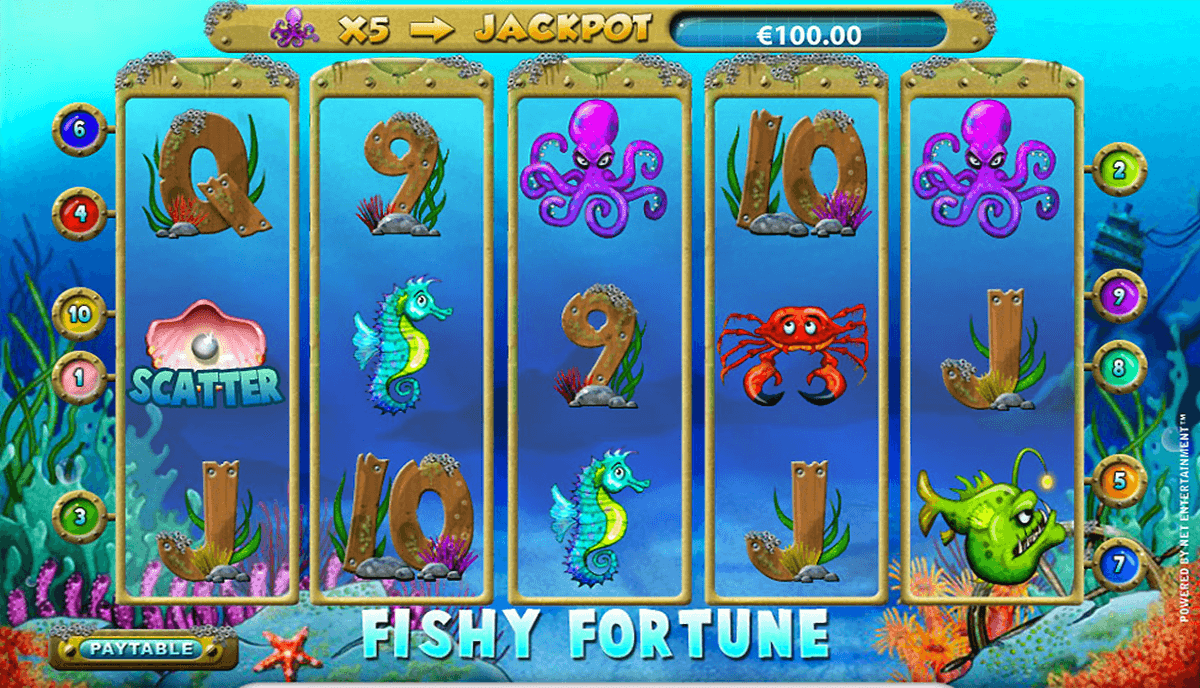 fishy fortune netent jogo casino online 
