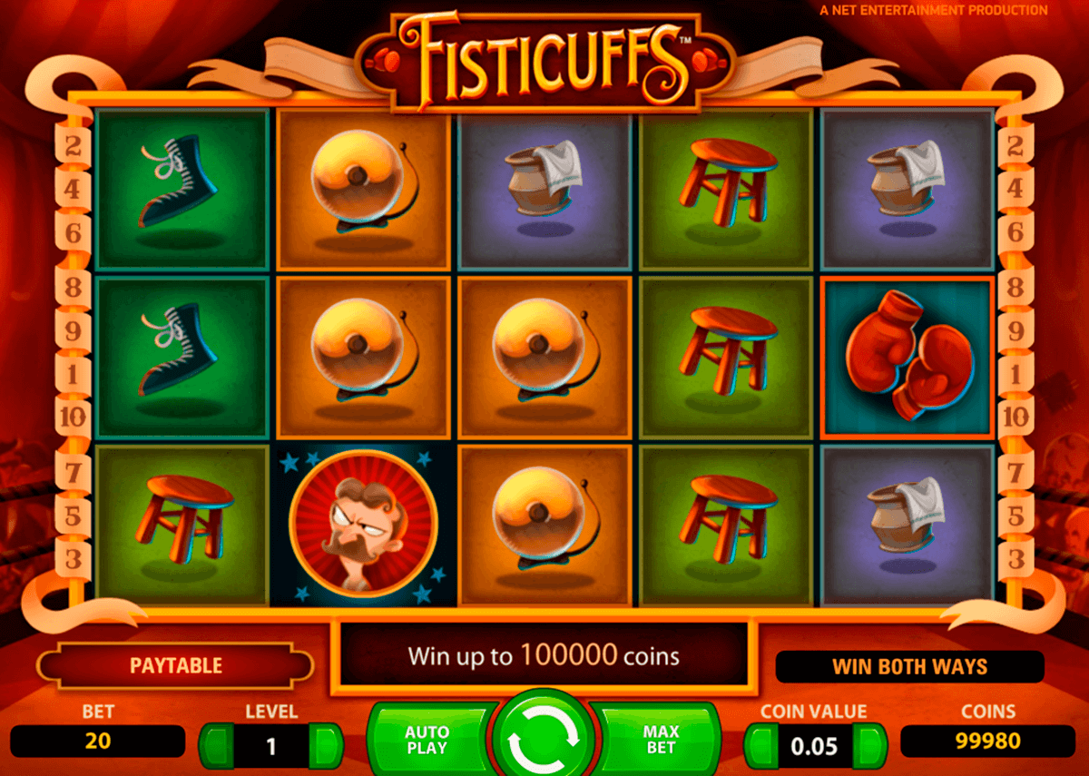 fisticuffs netent jogo casino online 