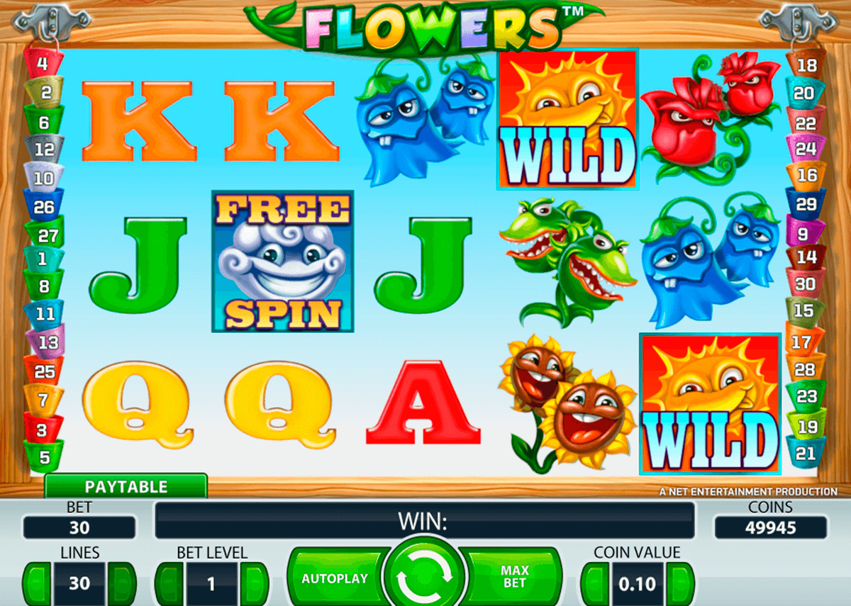 flowers netent jogo casino online 