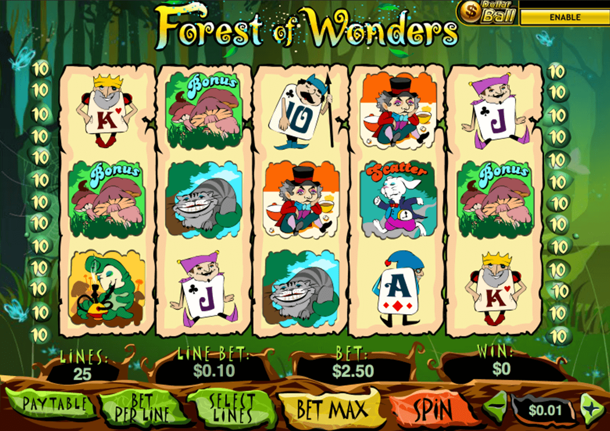 forest of wonder playtech jogo casino online 