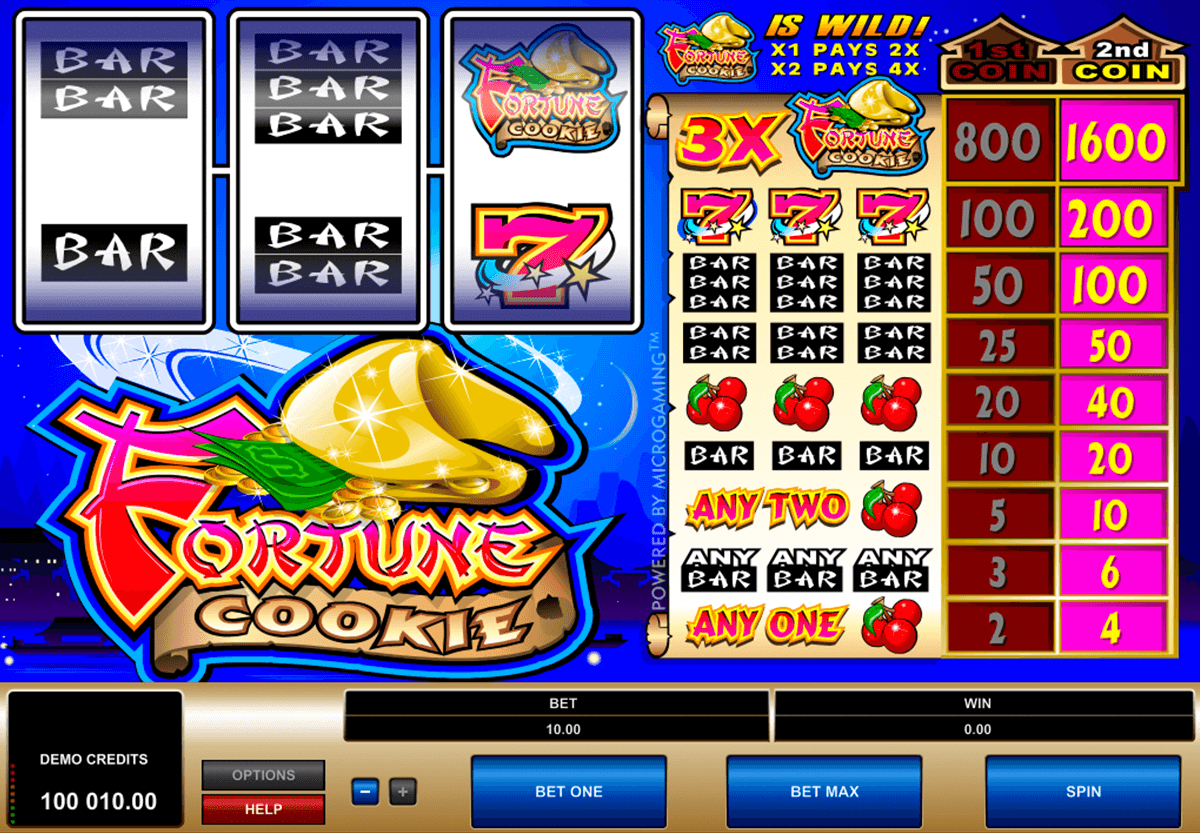 fortune cookie microgaming jogo casino online 
