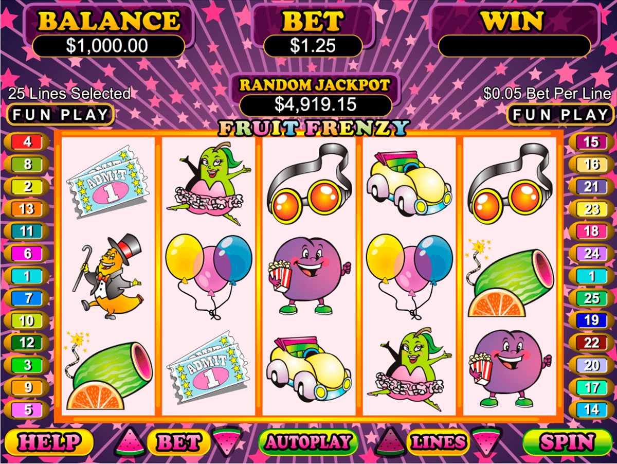 fruit frenzy rtg jogo casino online 