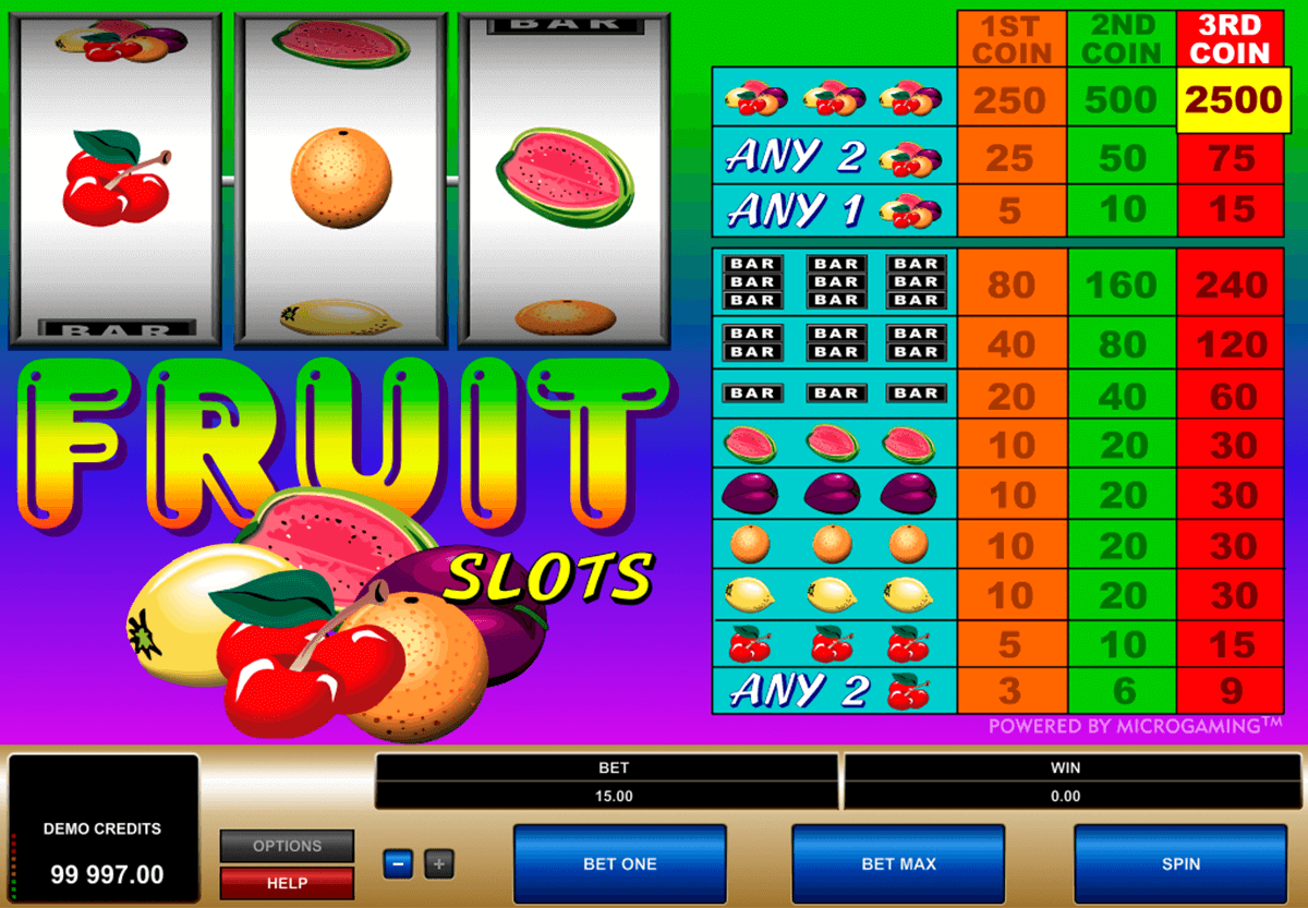fruit slots microgaming jogo casino online 
