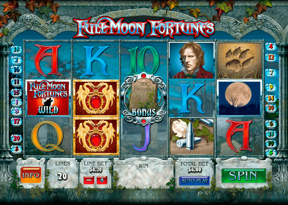 full moon fortunes playtech jogo casino online