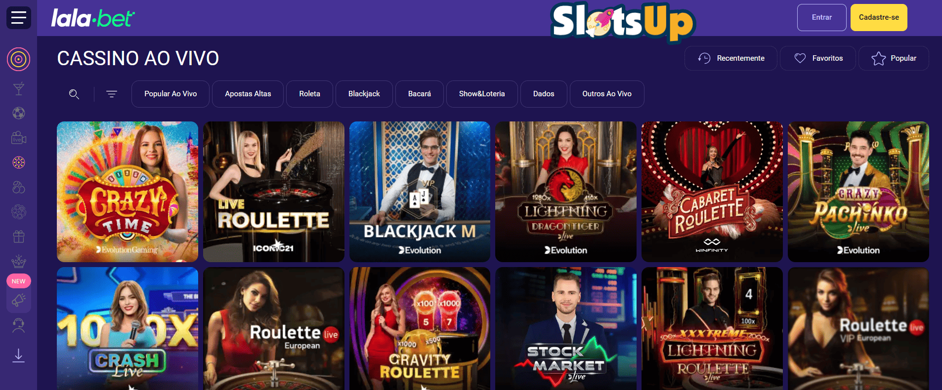 Jogos e slots online do LalaBet Casino