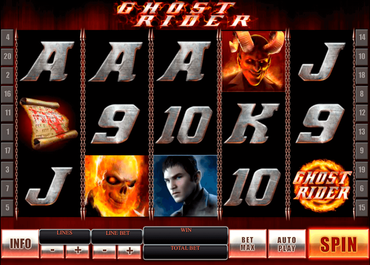 ghost rider playtech jogo casino online 