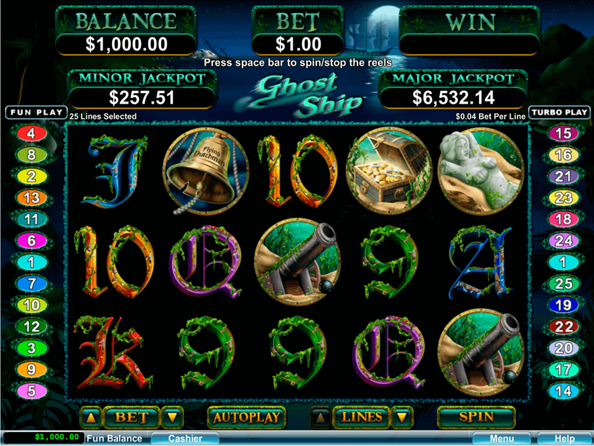 ghost ship rtg jogo casino online