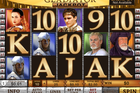 gladiator jackpot playtech jogo casino online 